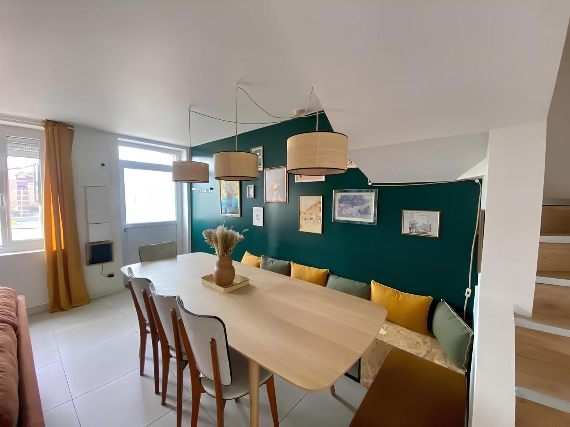 Maison Familiale Avec Exterieur Menage Et Linges Inclus Ruão Exterior foto